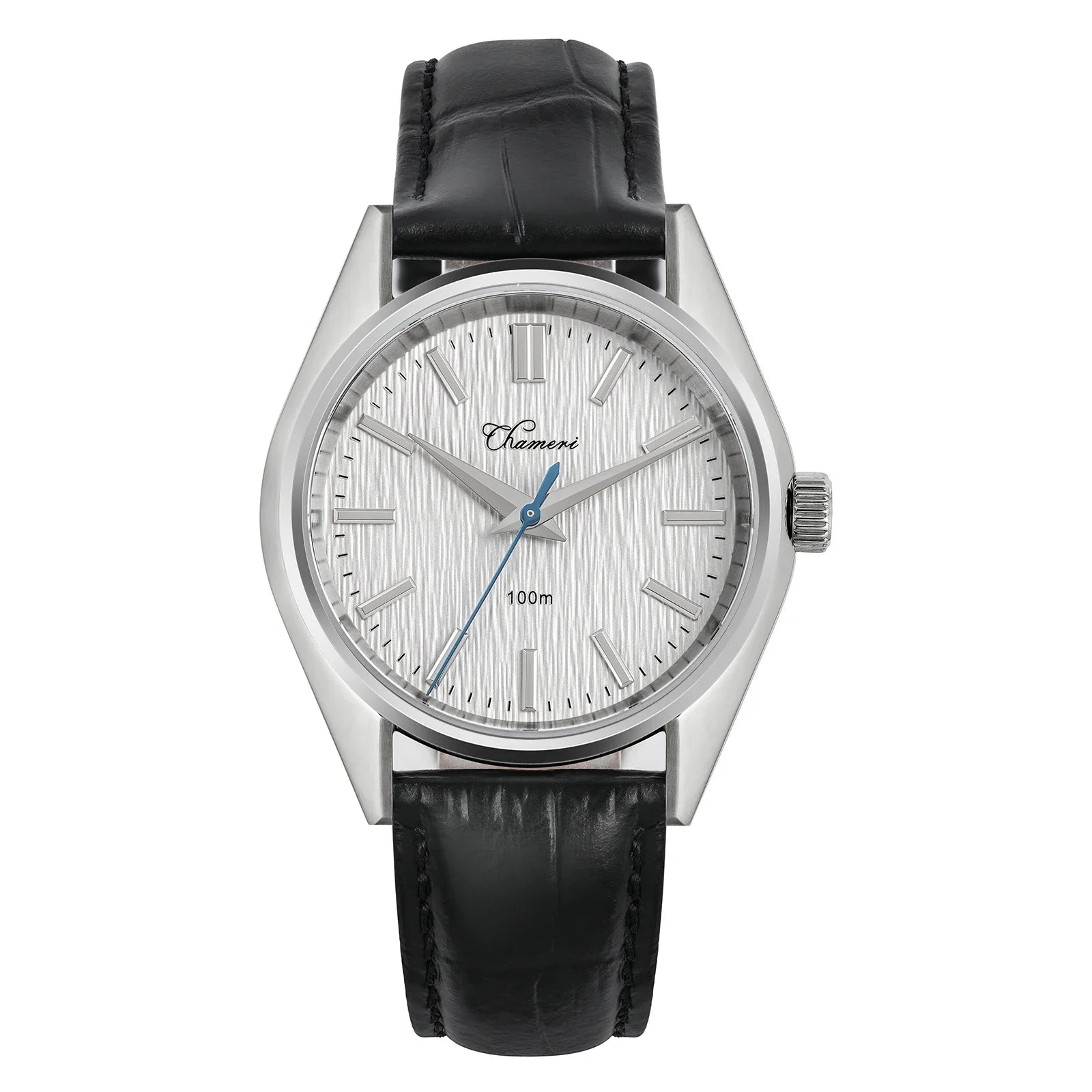 Chameri GS04 37mm Watch VH31 Sweep Second Movement Business Wristwatch 316L Stainless Steel Sapphire Glass Vintage Watches Watch