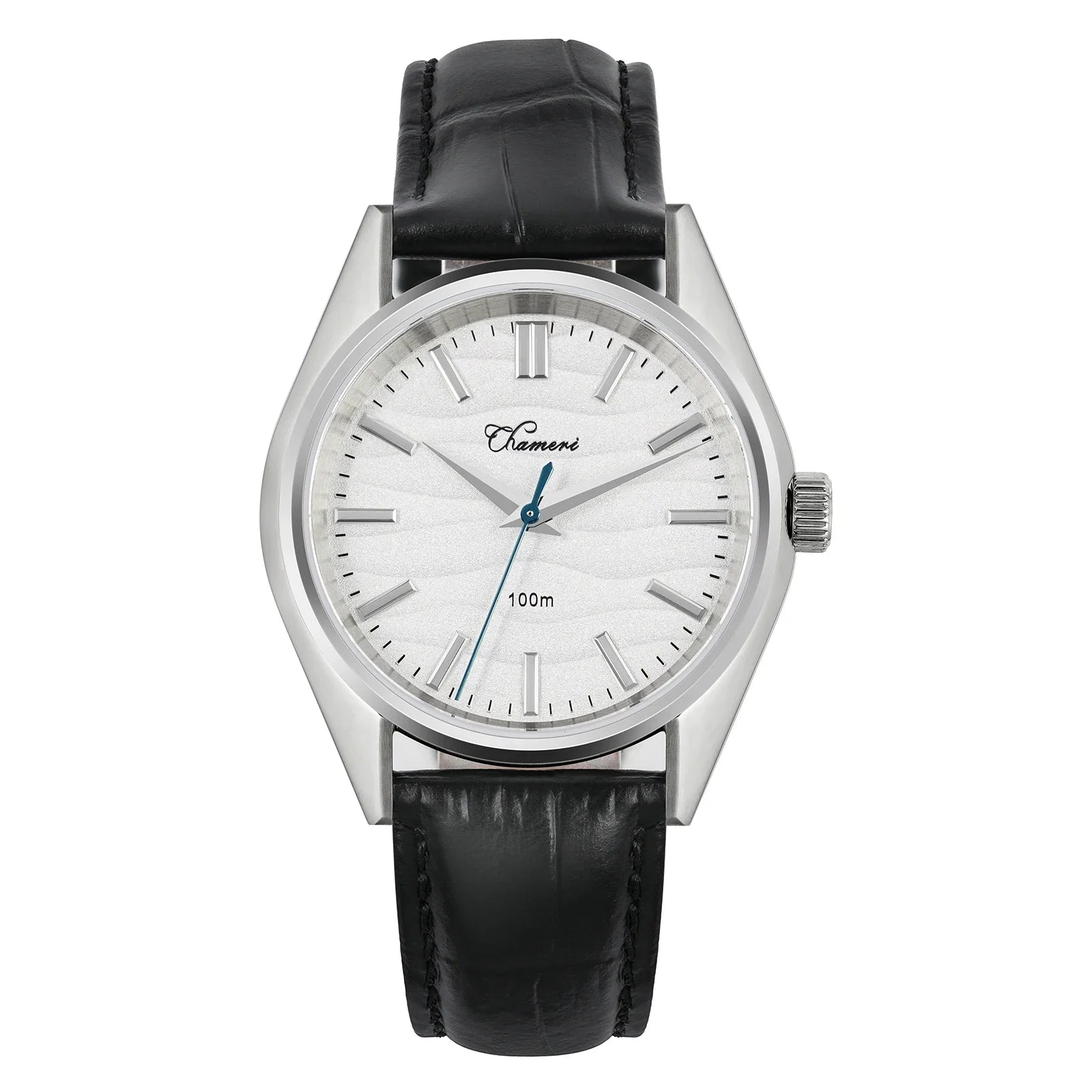 Chameri GS04 37mm Watch VH31 Sweep Second Movement Business Wristwatch 316L Stainless Steel Sapphire Glass Vintage Watches Watch