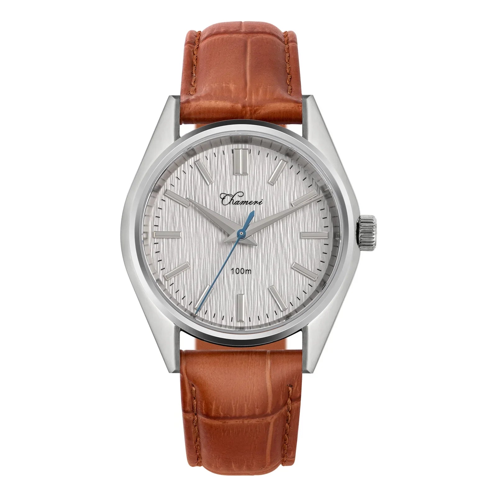 Chameri GS04 37mm Watch VH31 Sweep Second Movement Business Wristwatch 316L Stainless Steel Sapphire Glass Vintage Watches Watch